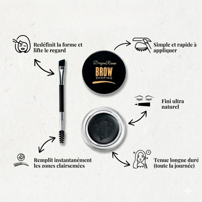 Pommade - Crème Gel pour sourcils - Tenue 24h