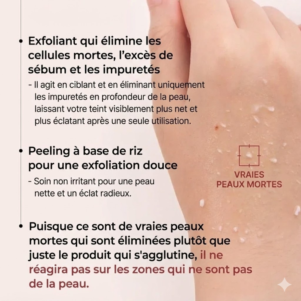 Soleillya™ Peel Shot – Esfoliante Delicato AHA/BHA al Riso