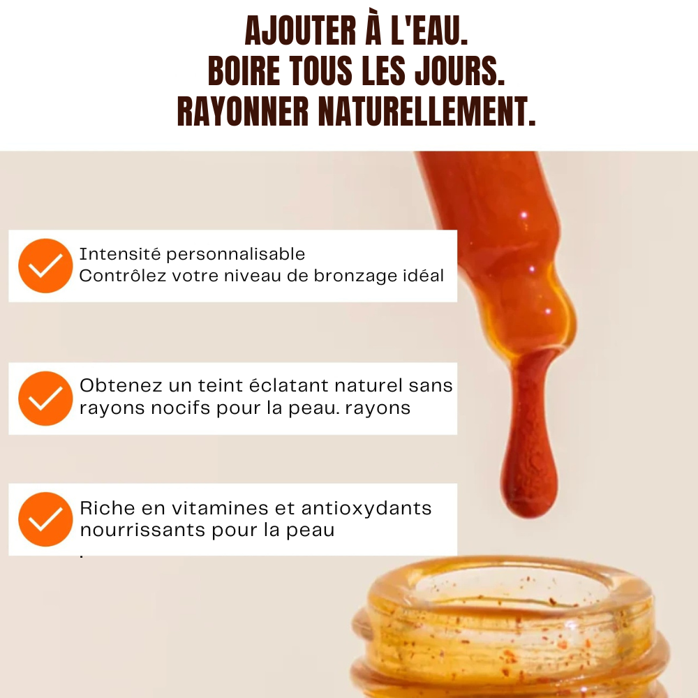 Milano Drops™ — Gouttes bronzantes buvables