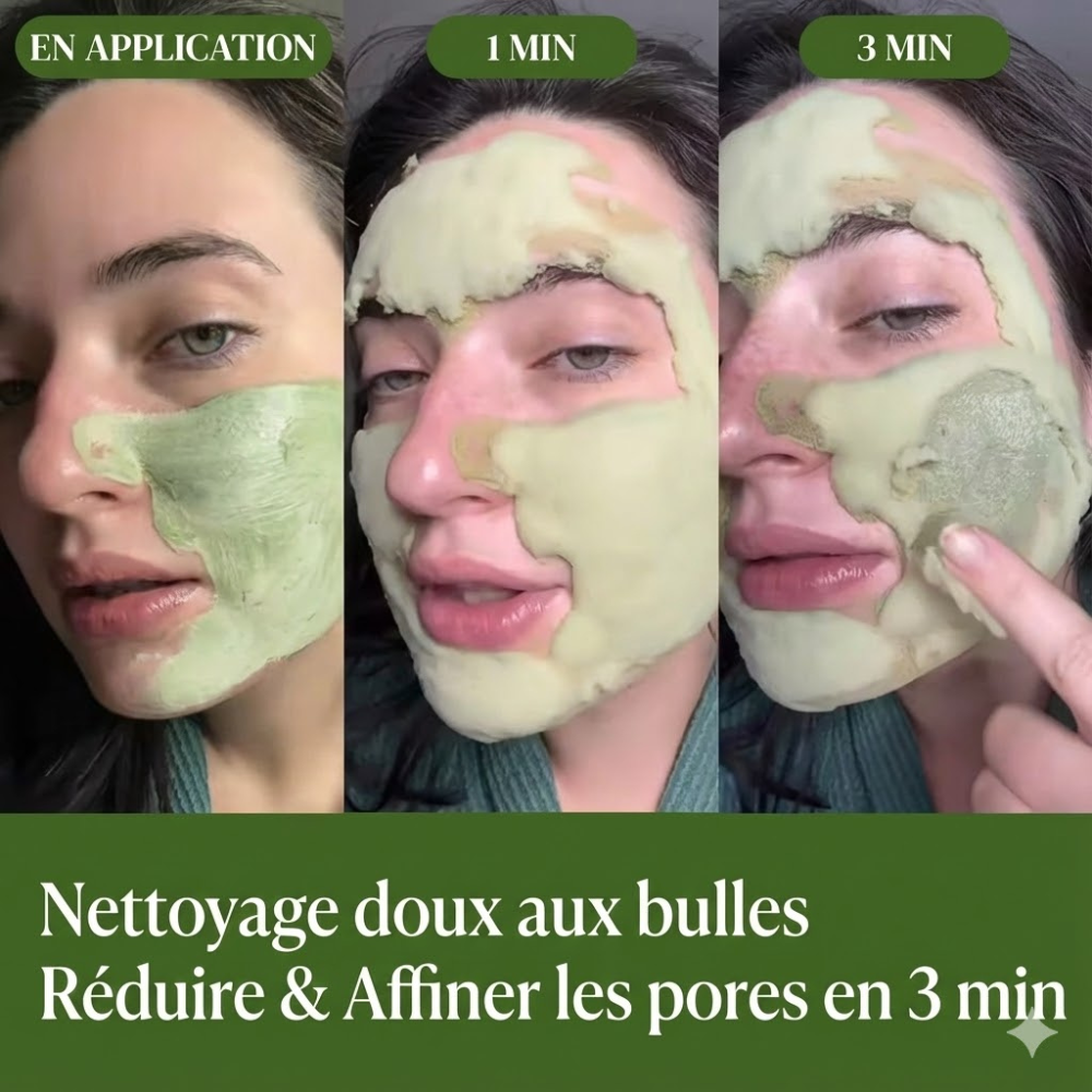 Soleillya™  Masque Bulles Profondes au Basilic Sacré
