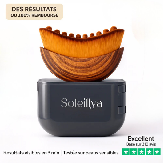 Soleillya® Brosse Sculptante de Drainage Facial